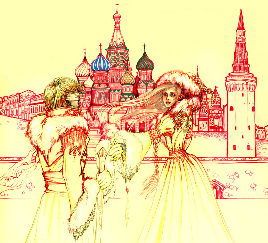 This is a ballpoint pen sketch that's then messed around with in Photoshop.