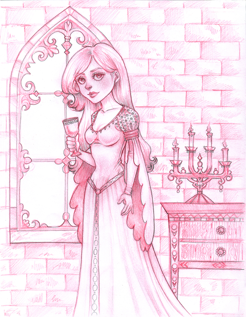 medieval girl corrected