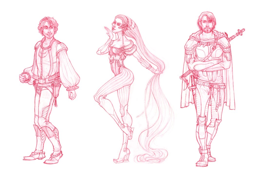 Character sketches100dpi